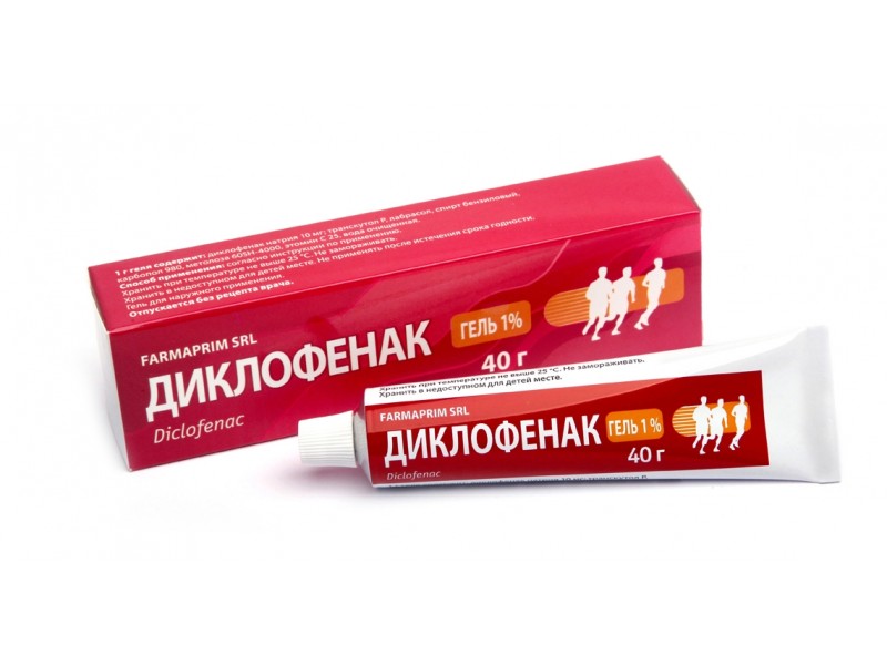Диклофенак при лечении артрита