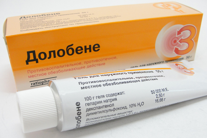 Мазь Долобене для лечения периартрита коленного сустава