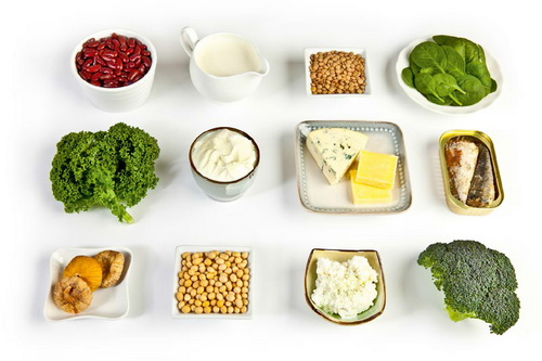 Продукты богатые кальцием, белком и витамином D для костей