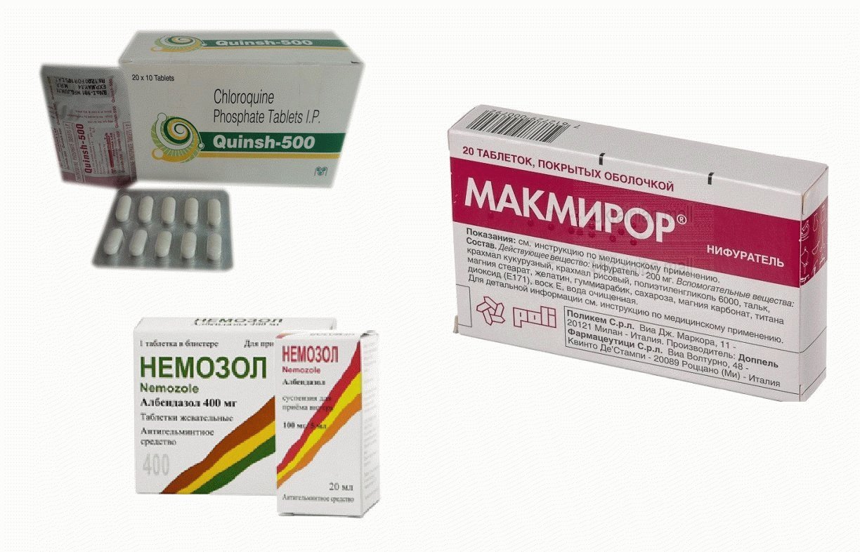 Лекарственные средства от лямблиоза