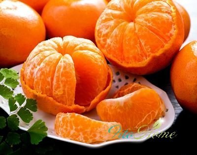 маска из мандарина