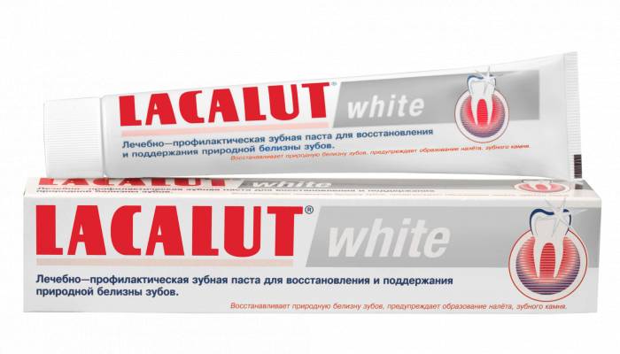 Абразивная зубная паста Lacalut