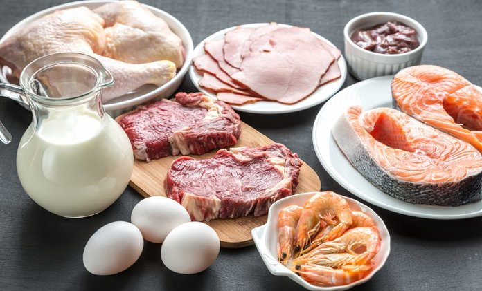 Белковые продукты во время сушки