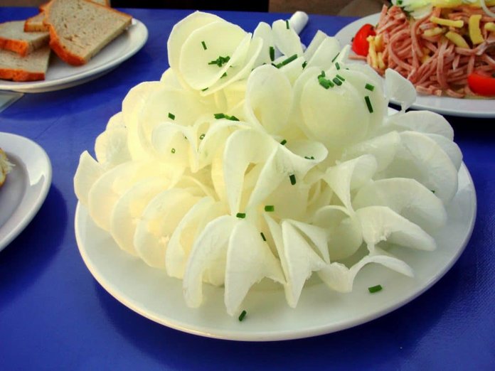 Зеленая редька в кулинарии