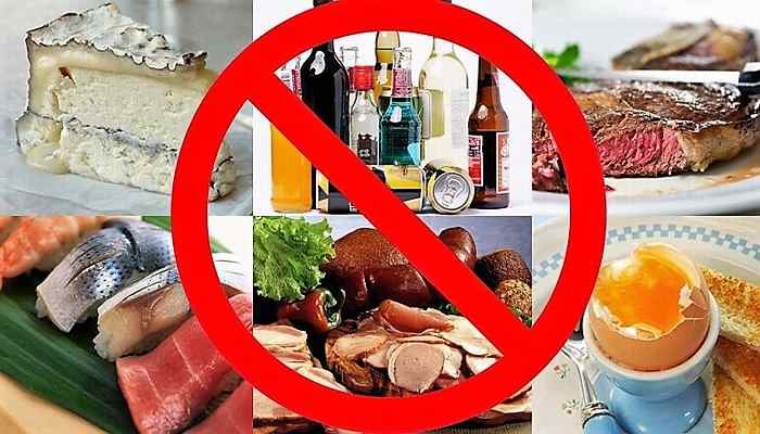 Запрещенные продукты при язве желудка