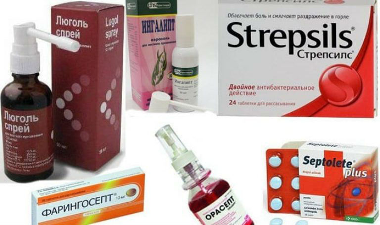 Препараты от ангины для детей