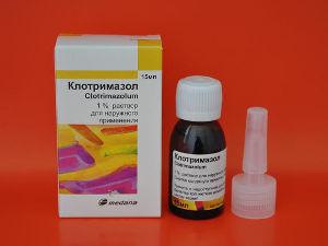Раствор Клотримазол