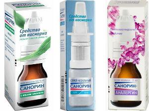 Капли в нос Санорин